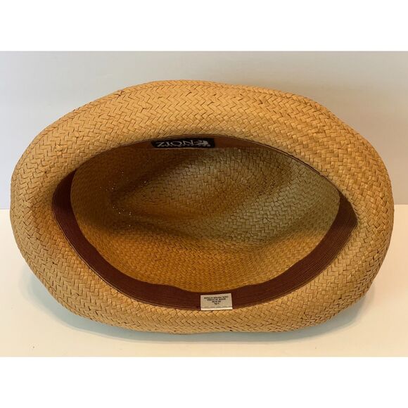 Zion Rootswear Bob Marley Straw Fedora Hat - Picture 6 of 8